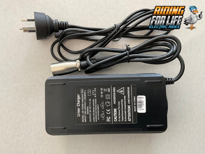 Ebike charger 48V 2A Li Ion Lithium XLR Plug Charger