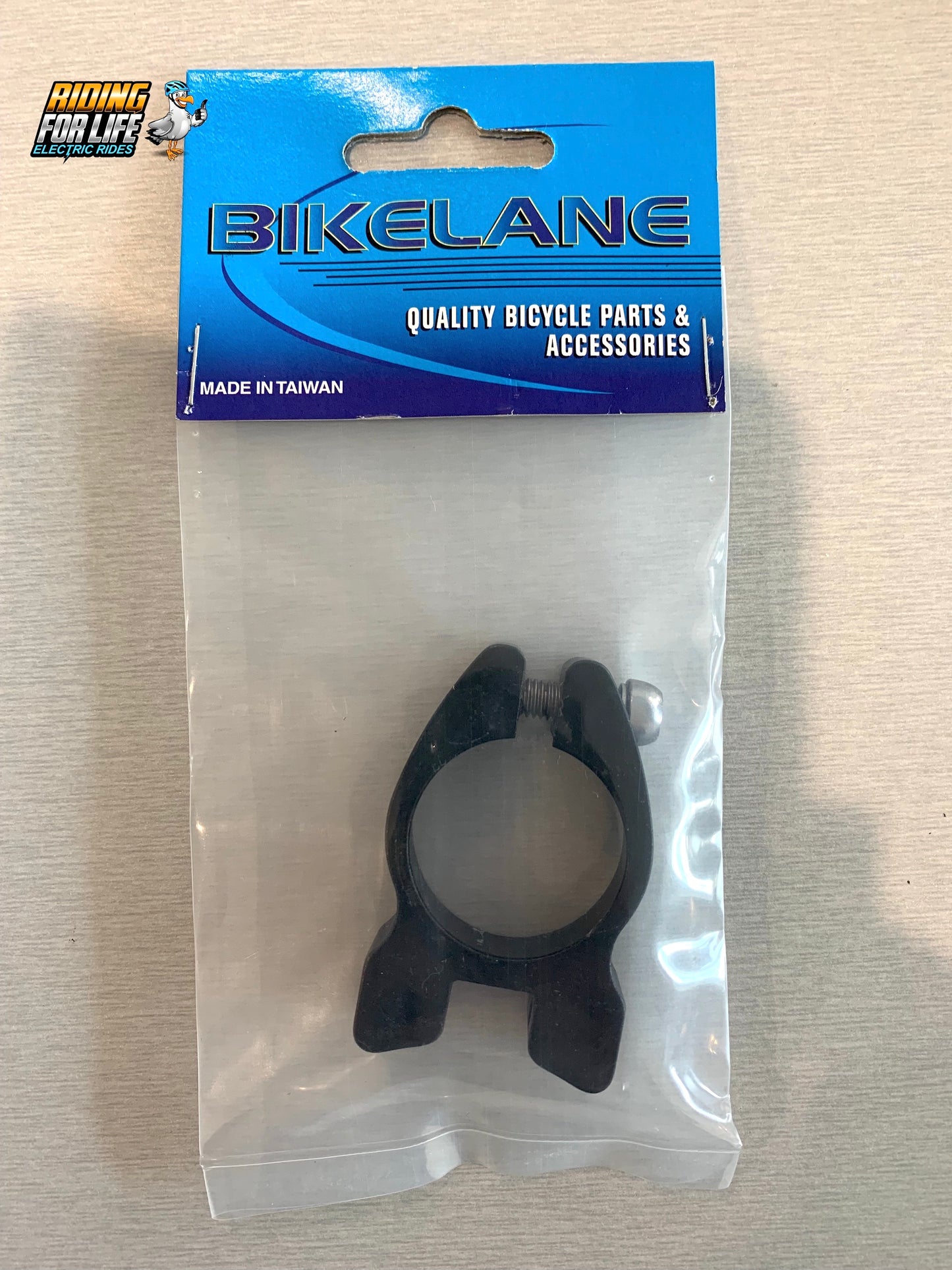 Rear Carrier/Seatpost Clamp with additional nodes (5mm), Black