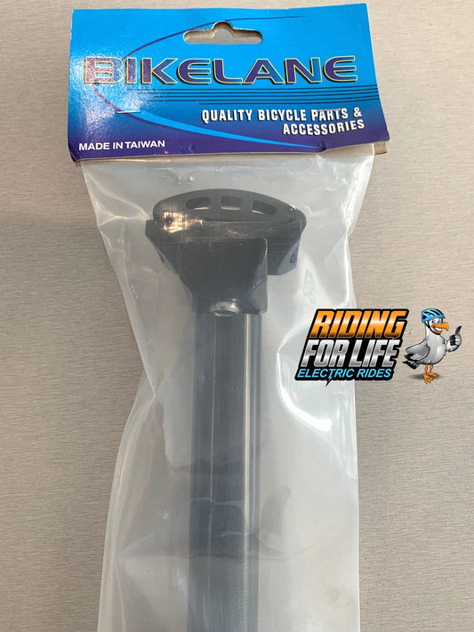SEAT POST 27.2 x 400mm, Micro-Adjust, Alloy BLACK