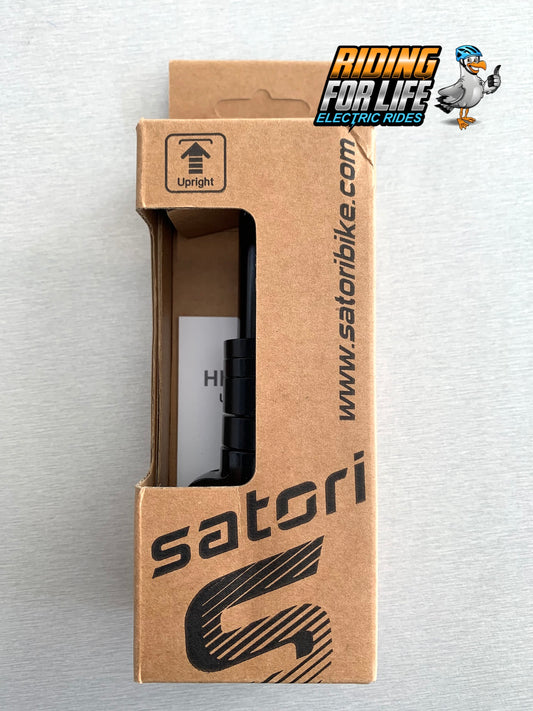 Handlebar riser SATORI Heads-Up 4 adaptor BLACK for 1 1/8 steerer tube "2 Bolt"